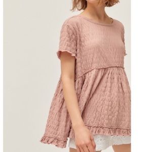 Urban Outfitters Fondant Seersucker Top